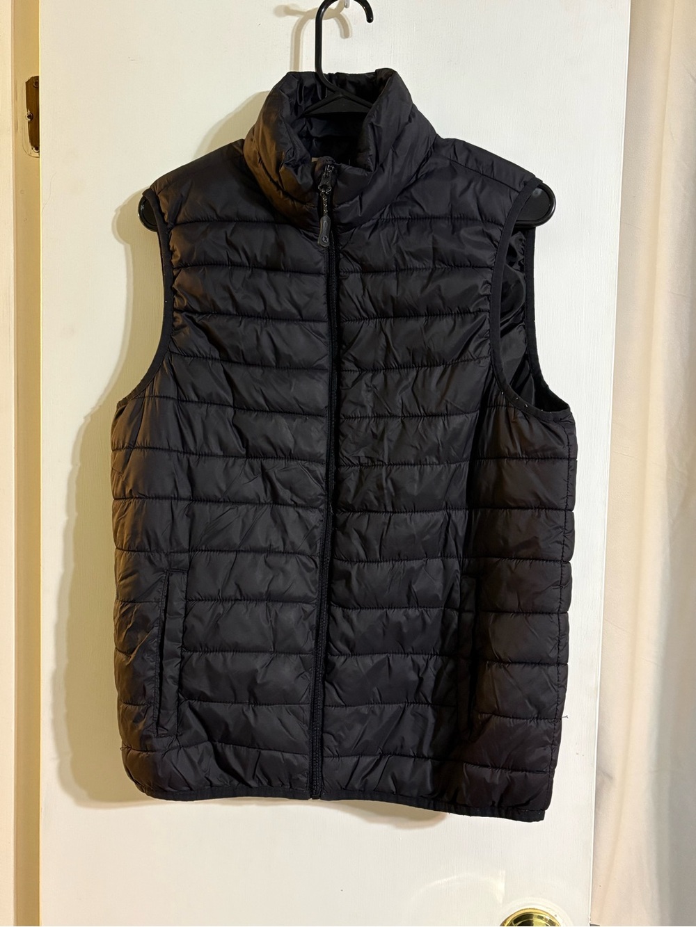 Xersion Black Quilted Puffer Vest